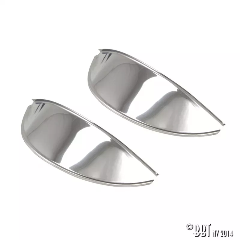 Casquette phare inox petites / paire YOUNG PARTS 0611-2