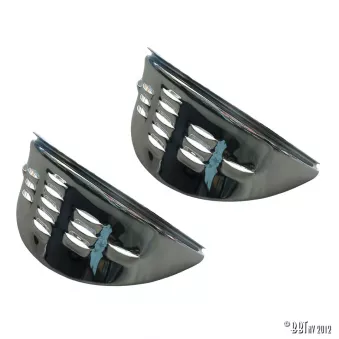 Casquettes avec louvres, chromées YOUNG PARTS 0614