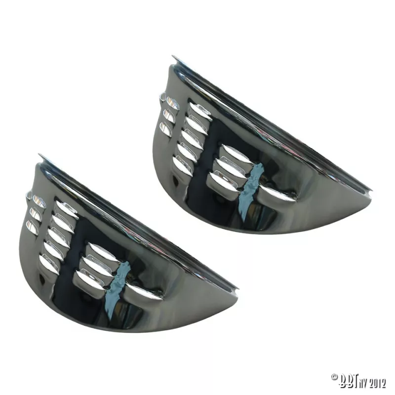 Casquettes avec louvres, chromées YOUNG PARTS 0614