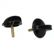 Bouton d'interrupteur essuie glace / de phare bakélite, noir (paire) YOUNG PARTS 0636-935 - Visuel 2