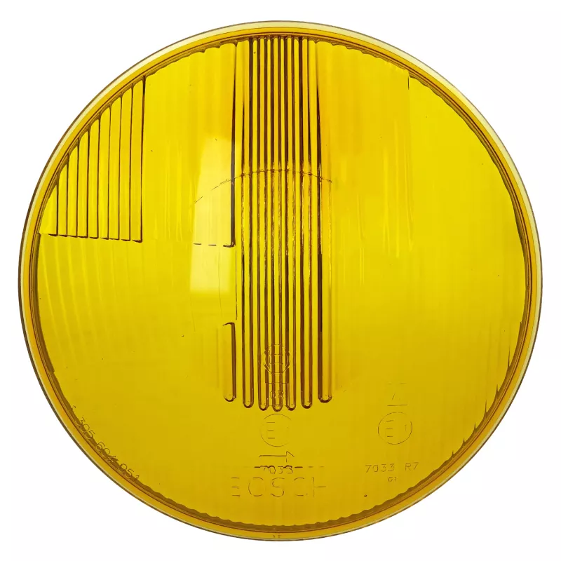 Verre phare avant BOSCH CE (P45t) jaune - RHD YOUNG PARTS 0660-611