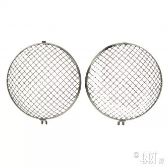 Grille protection de phare 'vintage' inox (paire) YOUNG PARTS 0664-100