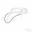Profil caoutchouc capot avant YOUNG PARTS 0705-1 - Visuel 2