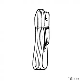 Poignée en caoutchouc. par côté YOUNG PARTS 0782