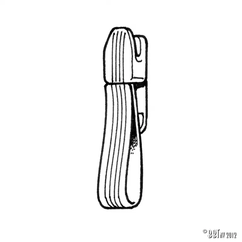Poignée en caoutchouc. par côté YOUNG PARTS 0782