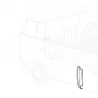 Montant 'C' droit Pick-up YOUNG PARTS 0890-919-1 - Visuel 2