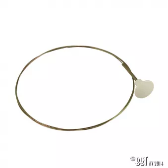 Câble capot moteur Karmann Ghia, ivoire YOUNG PARTS 0963-260