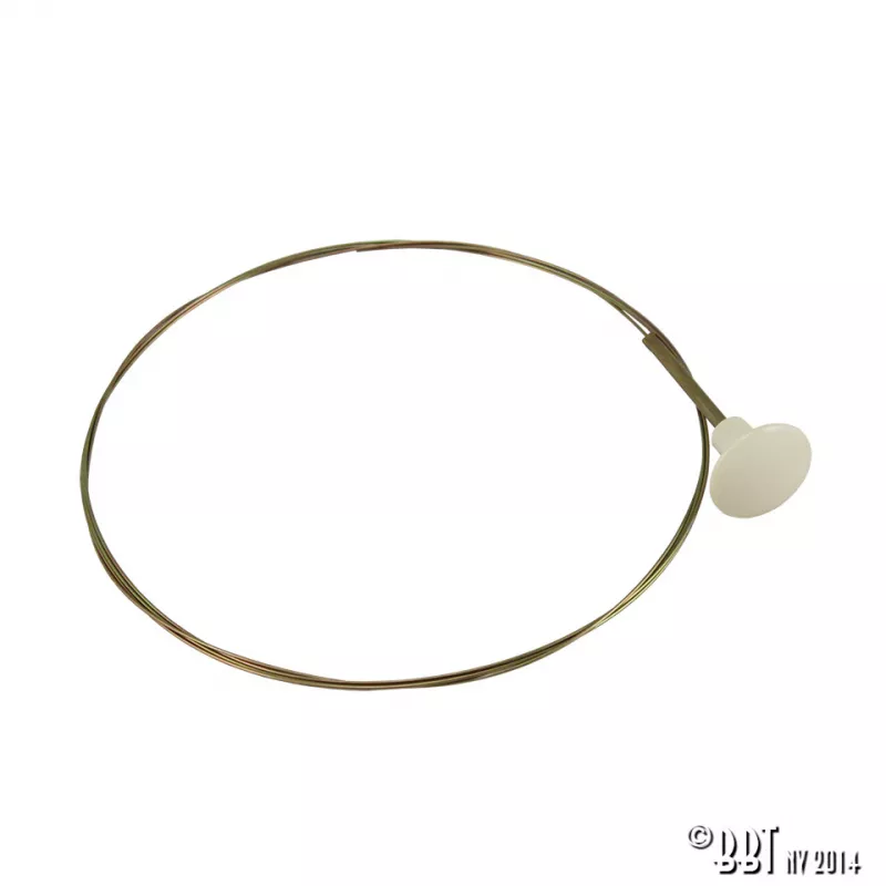 Câble capot moteur Karmann Ghia, ivoire YOUNG PARTS 0963-260