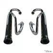 Echappement Dual Baja chromé YOUNG PARTS 1026 - Visuel 1