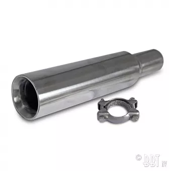Sortie échappement avec colier -style GT- en inox - Vintage Speed YOUNG PARTS 1030-810