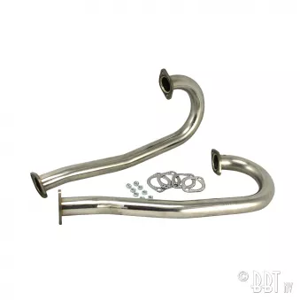 Tuyaux J 38mm avec flasque, inox YOUNG PARTS 1080-811