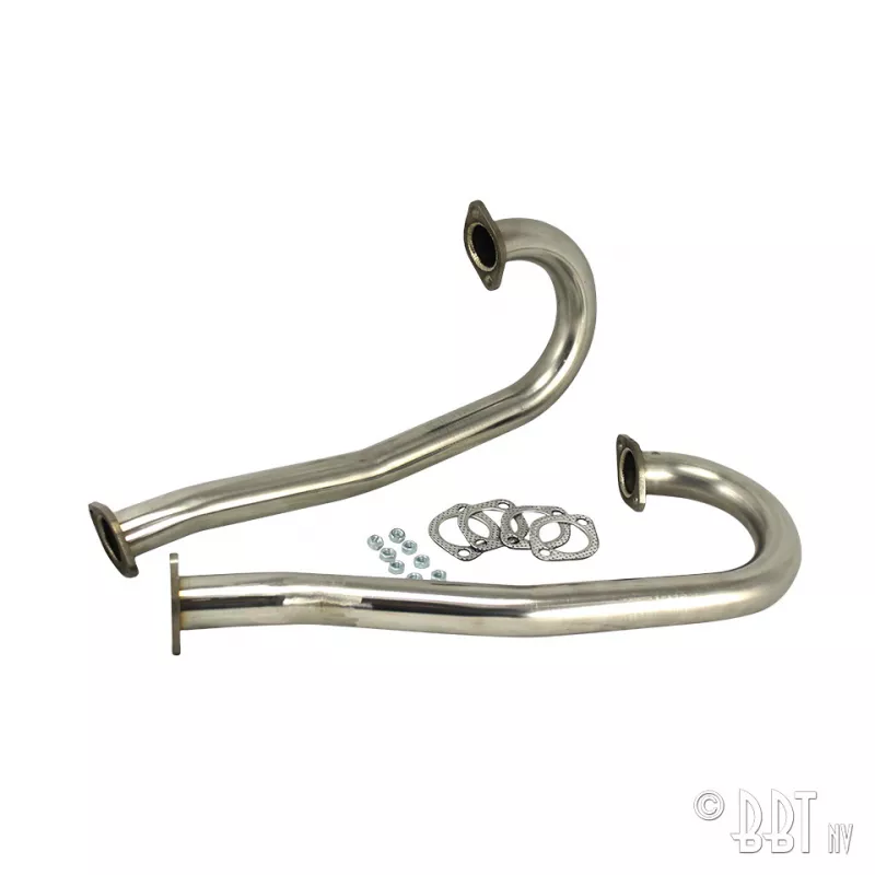 Tuyaux J 38mm avec flasque, inox YOUNG PARTS 1080-811