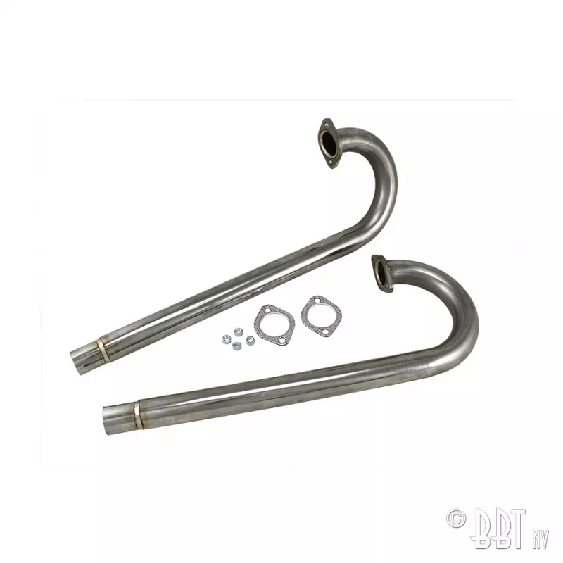 Tuyaux J, 38mm, Vintage Speed, inox YOUNG PARTS 1080-820