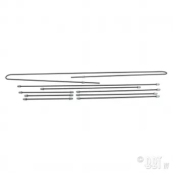 Kit tuyaux freins, tambour, original YOUNG PARTS 1254-07