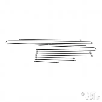 Kit tuyaux freins, original YOUNG PARTS 1254-22