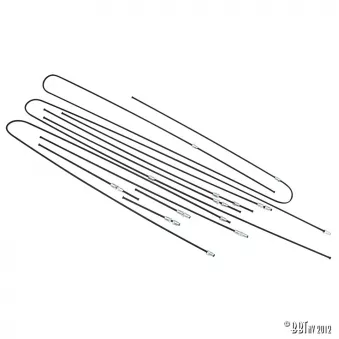 Kit tuyaux freins YOUNG PARTS 1254-510