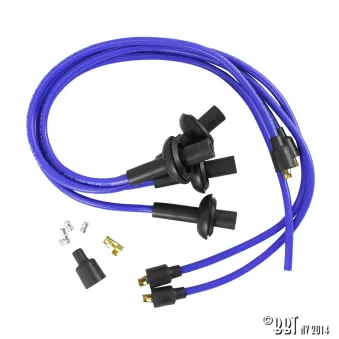Câbles de bougies silicone - bleus YOUNG PARTS 2034