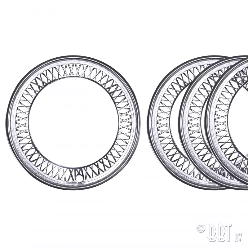 Cercles enjoliveurs 'Flat4' 15" 5x205 (4 pcs) YOUNG PARTS 2535-100