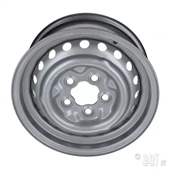 Jante standard - 5.5 x 14 - 5 trous (5x112)<r>painte en gris OEM YOUNG PARTS 2564-230