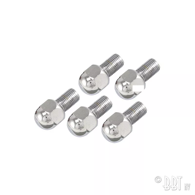 Boulons chromés 5 trous, 12 x 1.5, 5 pièces YOUNG PARTS 2581