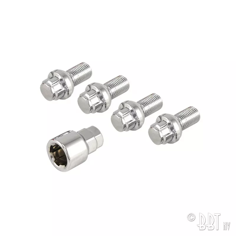 Boulons anti-vol 4 trous, 14 x 1.5, 4 pièces YOUNG PARTS 2583