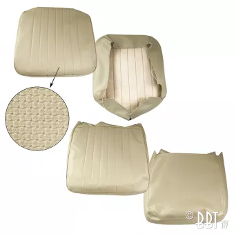 Housse de siège avant beige - basket weave - lignes verticales YOUNG PARTS 3165-501