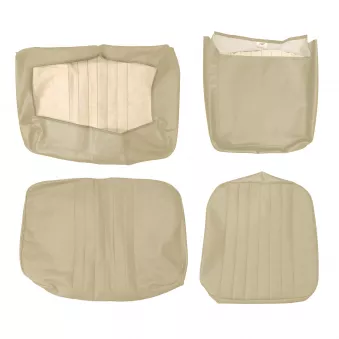 Housse de siège avant beige 1/3 2/3 - basket weave (lignes verticales) YOUNG PARTS 3165-511