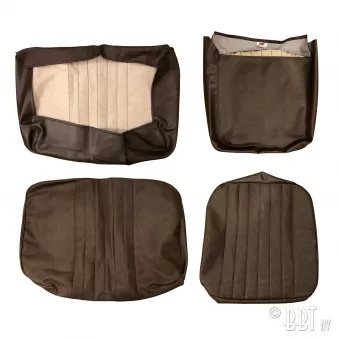 Housse de siège avant marron 1/3 2/3 - basket weave (lignes verticales) YOUNG PARTS 3165-512