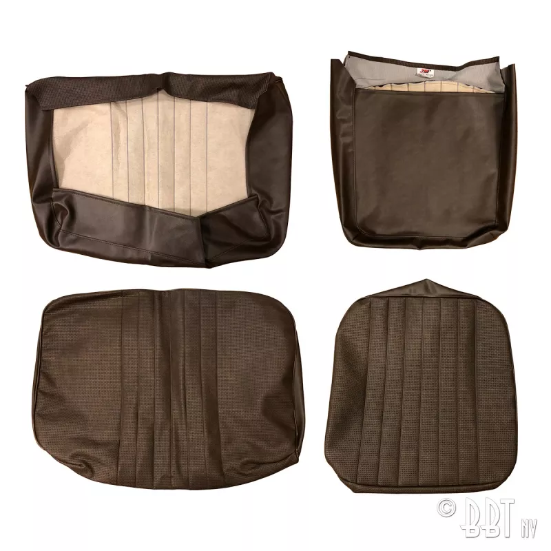 Housse de siège avant marron 1/3 2/3 - basket weave (lignes verticales) YOUNG PARTS 3165-512