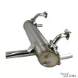 Echappement 25/30cv, Vintage Speed, sortie simple avec préchauffage, inox YOUNG PARTS 3280-050 - Visuel 3