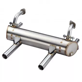 Echappement 25/30cv, Vintage Speed, sortie double avec préchauffage, inox YOUNG PARTS 3280-060