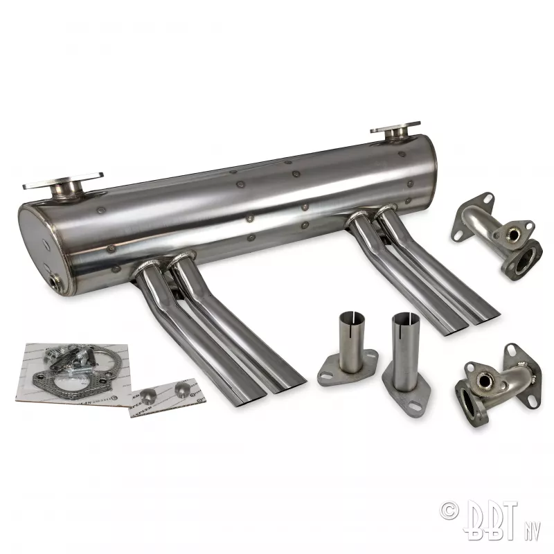 Echappement Abarth 25/30cv 'Vintage Speed' avec préchauffage / inox YOUNG PARTS 3280-070