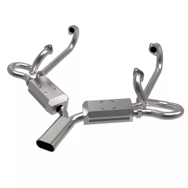 Echappement Sebring 25/30cv 'Vintage Speed' sans préchauffage / inox YOUNG PARTS 3280-080
