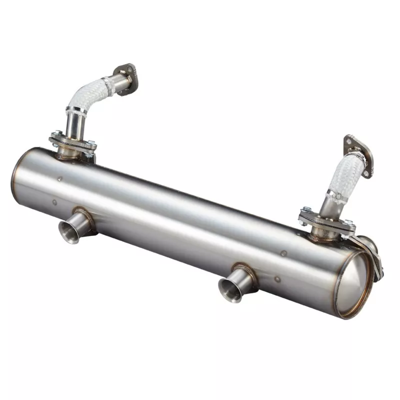 Echappement 'Vintage Speed' Classic Look, sans préchauffage / inox YOUNG PARTS 3280-101