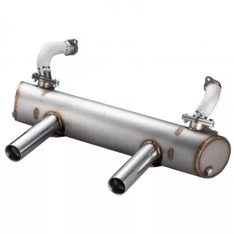 Echappement 'Vintage Speed' German Look, sans préchauffage / inox YOUNG PARTS 3280-121