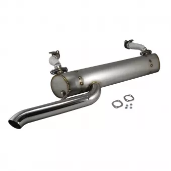 Echappement, Vintage Speed avec préchauffage, inox YOUNG PARTS 3280-220