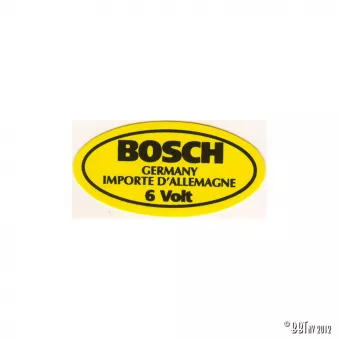 Sticker, 6V bobine YOUNG PARTS 6201