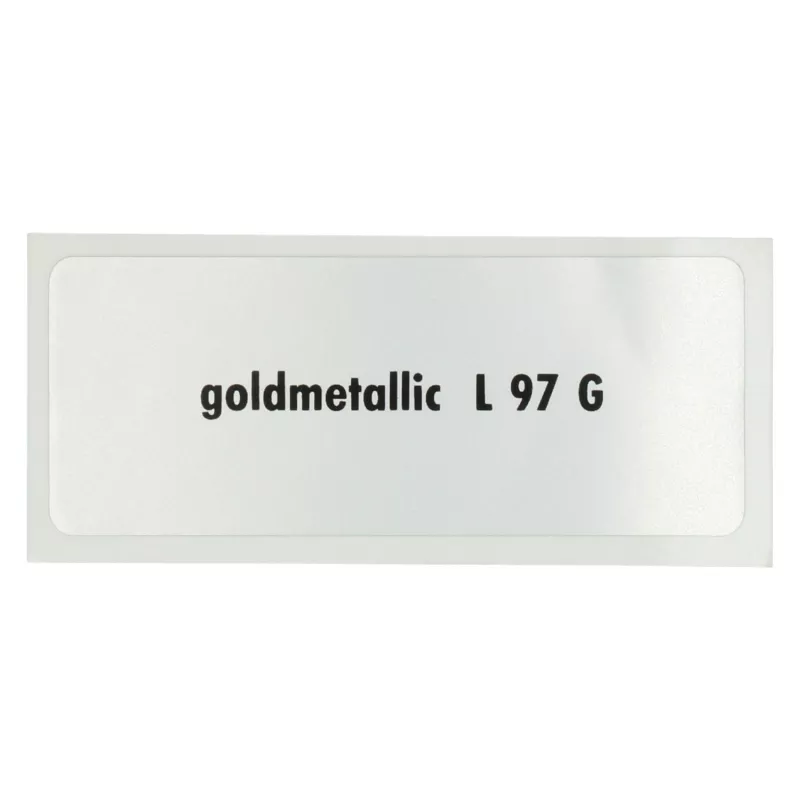 Sticker L 97 G, Gold metallic YOUNG PARTS 6290-024