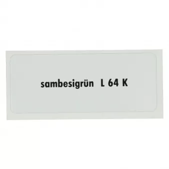 Sticker L 64 K, Zambesi green YOUNG PARTS 6290-036