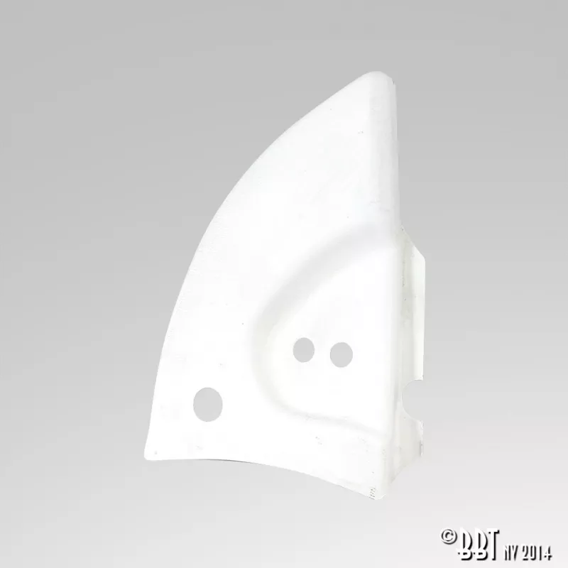 Couvre charnières, Cox Cabriolet, gauche, blanc YOUNG PARTS 7100