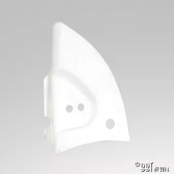 Couvre charnières, Cox Cabriolet, droite, blanc YOUNG PARTS 7101