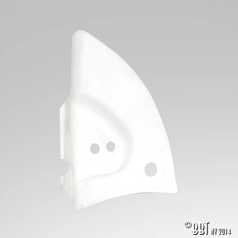 Couvre charnières, Cox Cabriolet, droite, blanc YOUNG PARTS 7101