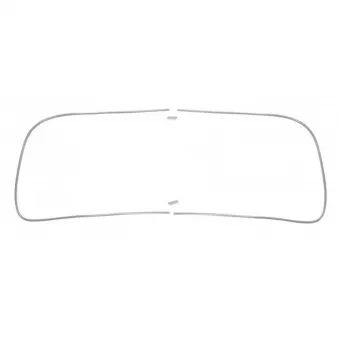 Kit moulure pour pare-brise 'Deluxe' (moulure Alu) YOUNG PARTS 7801-100