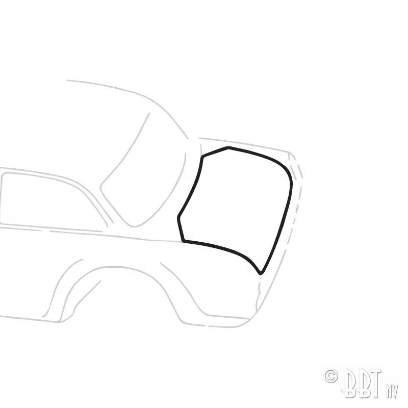 Joint coffre arrière - Notchback YOUNG PARTS 7860