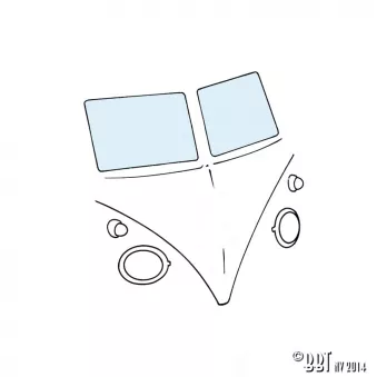 Pare-brise, clair YOUNG PARTS