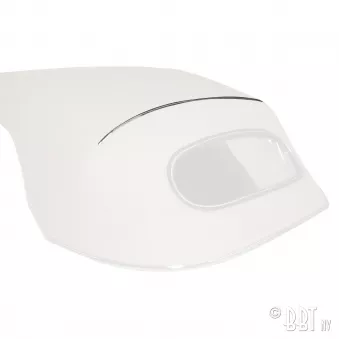 Moulure cloutée cabrio (acier chromé) d'arceau de sommet YOUNG PARTS 9013-250