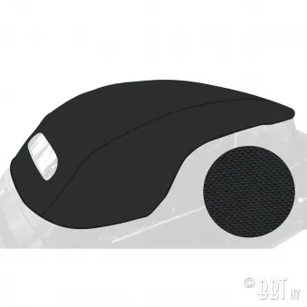 Capote Cabriolet, noir vinyl YOUNG PARTS 9100-01