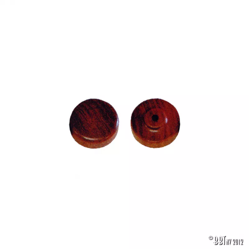 Set boutons radio en bois de rose YOUNG PARTS 9543