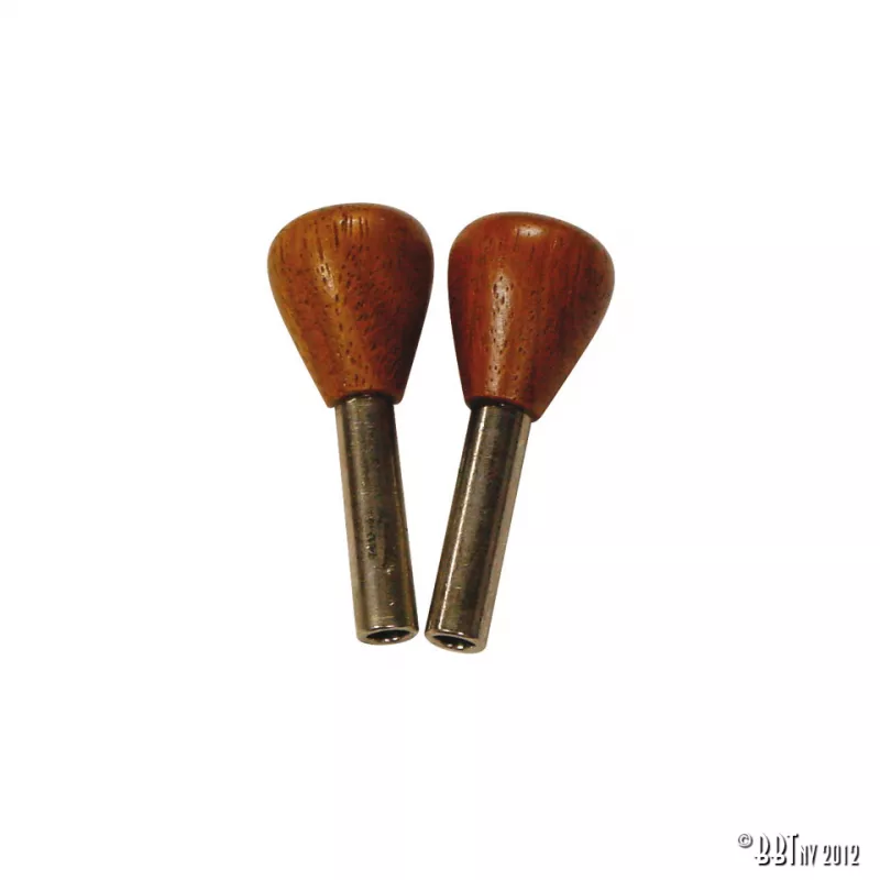 Boutons de verrouillage bois de rose 'Flat4' YOUNG PARTS 9548
