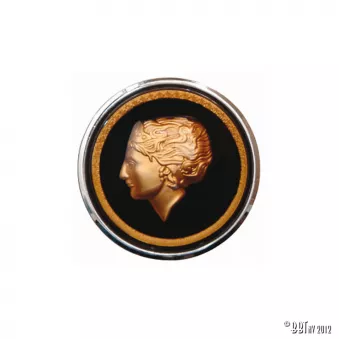 Bouton klaxon ''GOLDEN LADY' pour volant Banjo 'Flat4' YOUNG PARTS 9580